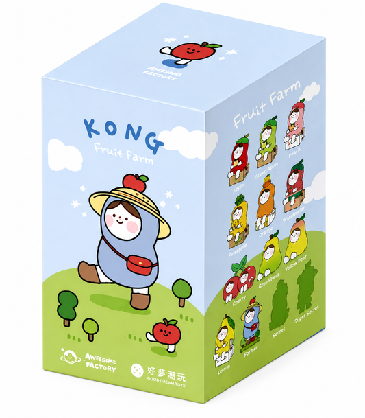 Ahnsim Factory KONG Fruit Farm Figure Series