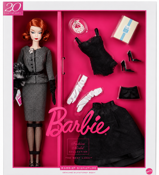 Mattel Gold Label Silkstone Barbie Signature 20th Anniversary Fashion Model Collection The Best Look Doll Set