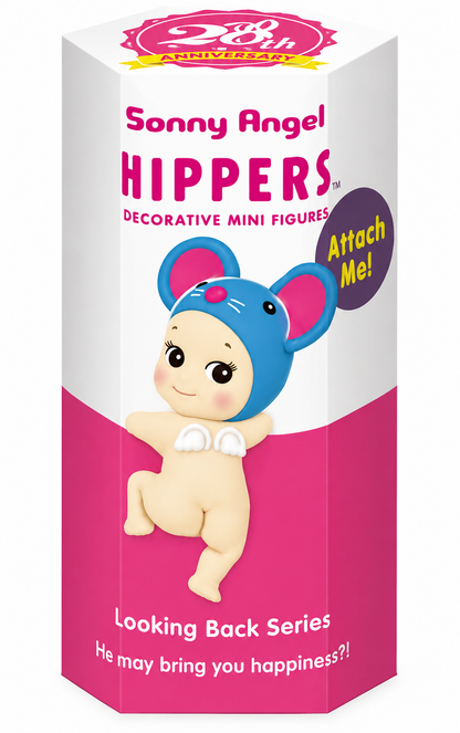 Sonny Angel HIPPERS Looking Back Series 20th Anniversary collectible figure box