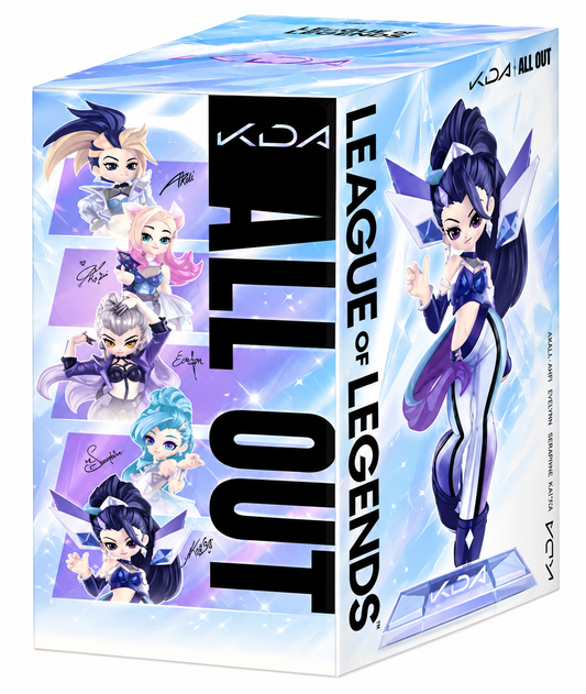 Rare 2024 POP MART League of Legends K/DA ALL OUT Series sealed blind box