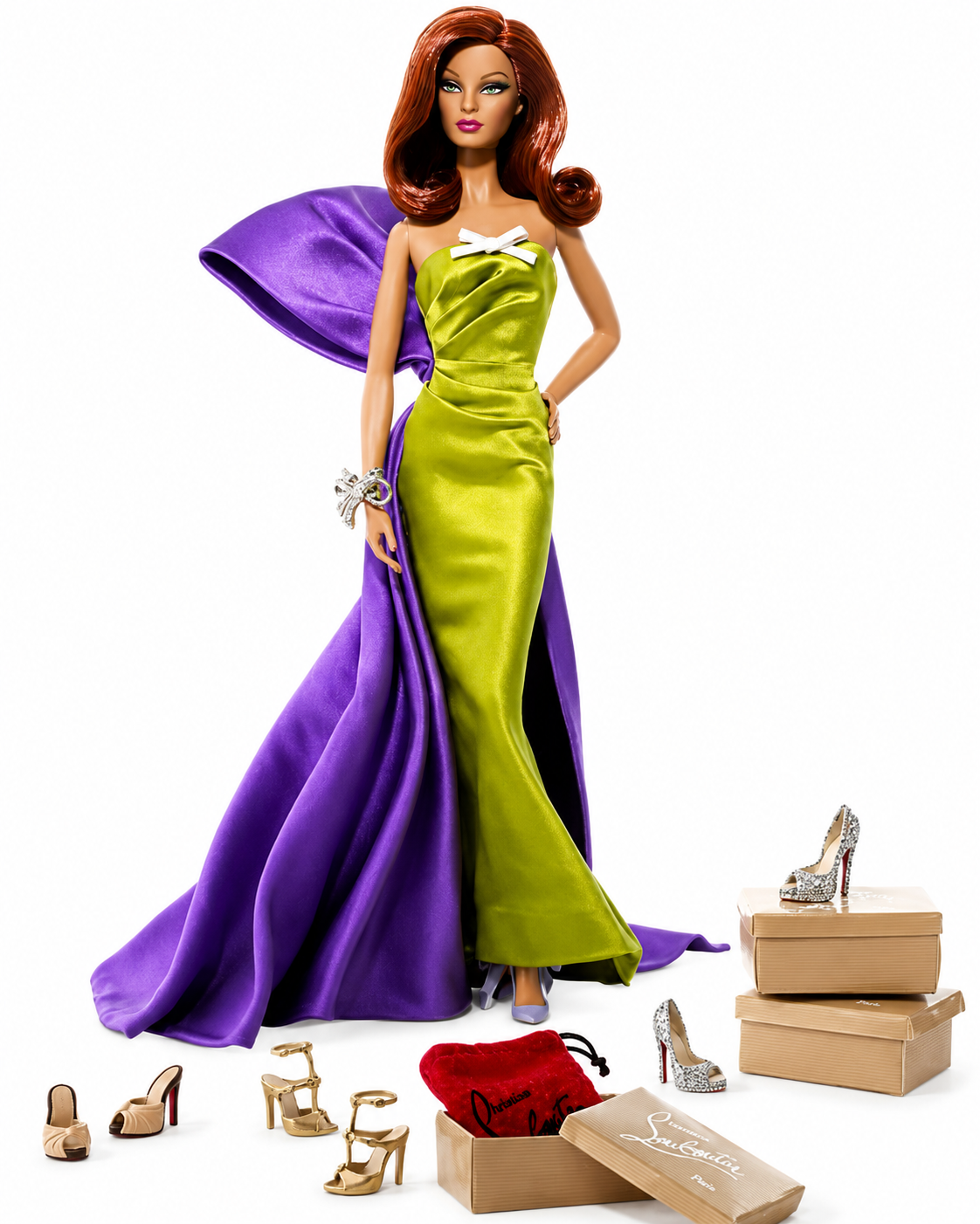 Mattel Christian Louboutin x Barbie Gold Label Collector Dolls – NRFB 2009 - 2010