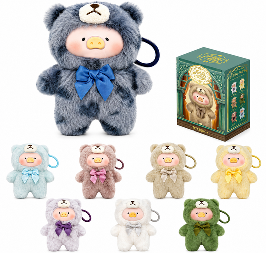 TOYZERO + Lulu The Piggy Blind Box Vintage Teddy Shop Series Plush Keychain