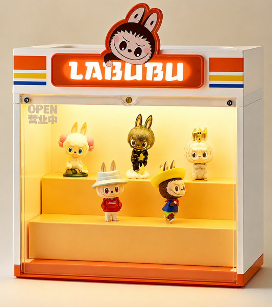 Pop Mart Labubu The Monsters Wacky Mart Display Case