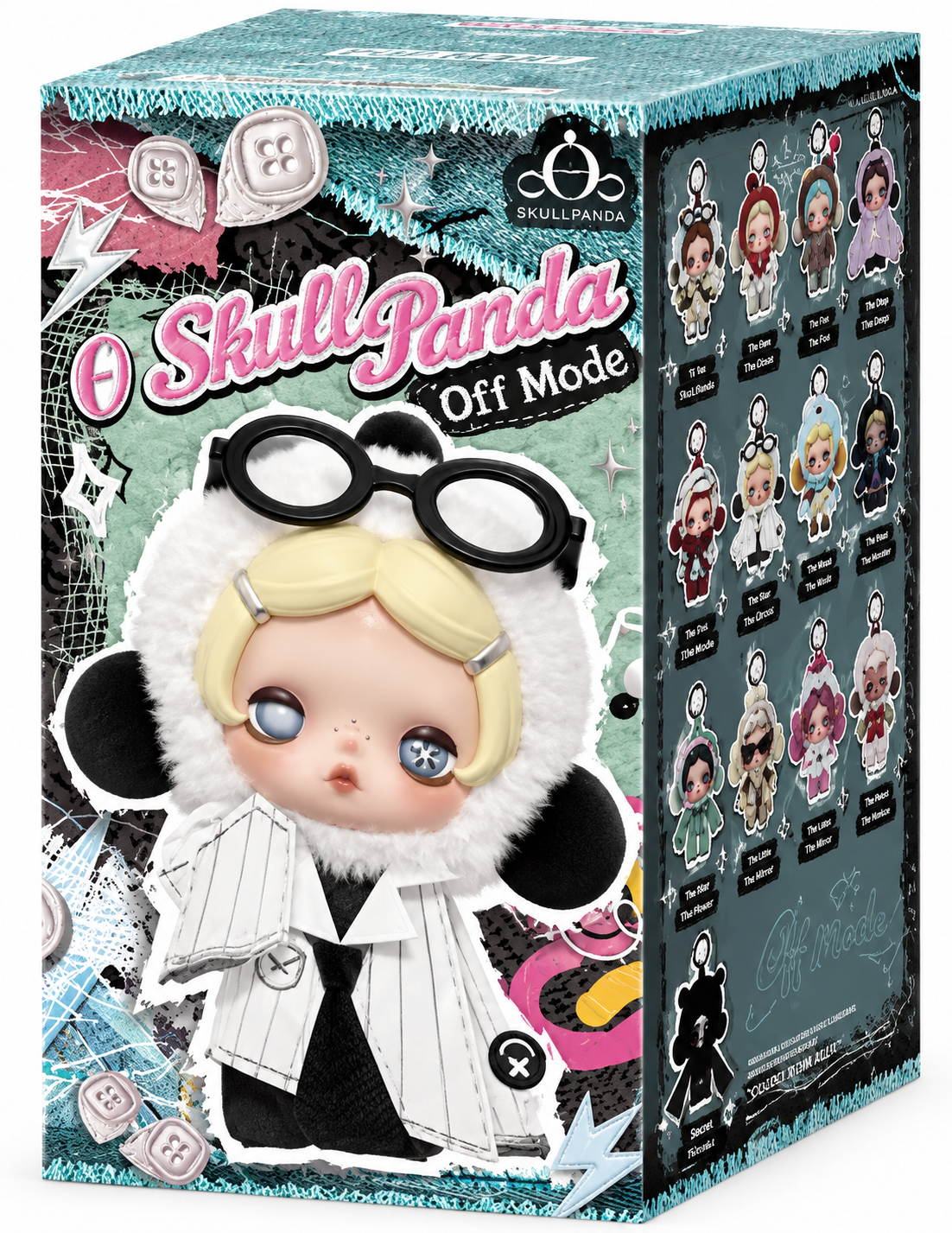 Pop Mart Skullpanda Off Mode Series Vinyl Plush Pendant - Confirmed Mute Mode