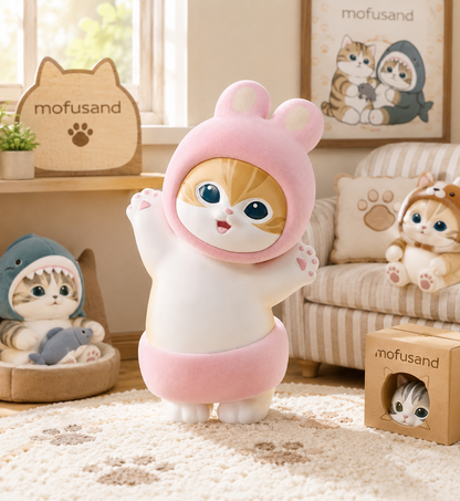 MINISO x Mofusand Fluffy Party Confirmed Flocked Figures