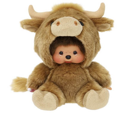 Sekiguchi Monchhichi Highland Cow Plush