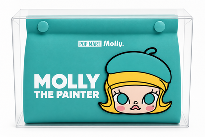 Pop Mart Molly The Painter Series Storage Holder – Teal