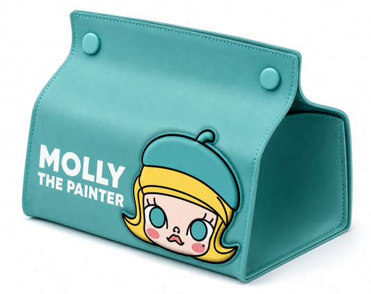 Pop Mart Molly The Painter Series Storage Holder – Teal
