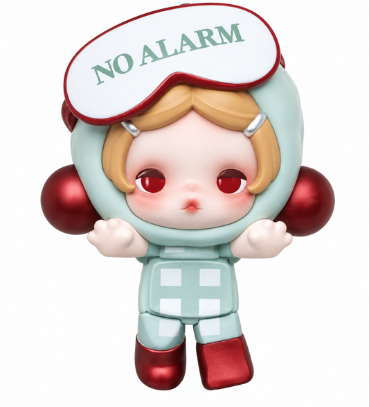 POP MART SKULLPANDA Off Mode Hit Snooze confirmed POP ATTACH figure on white background