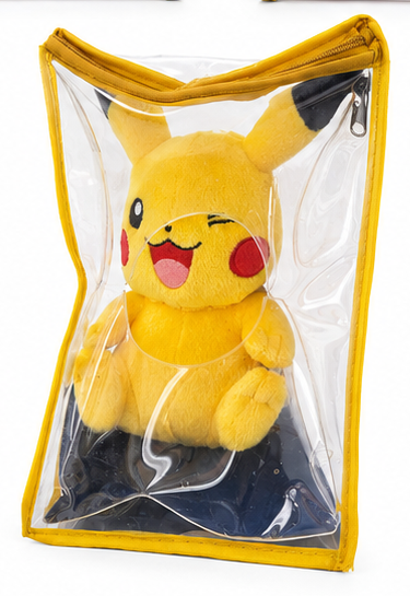 TOMY Pokémon 20th Anniversary Pikachu #025 Winking Plush – 2016 – Original Collector Case
