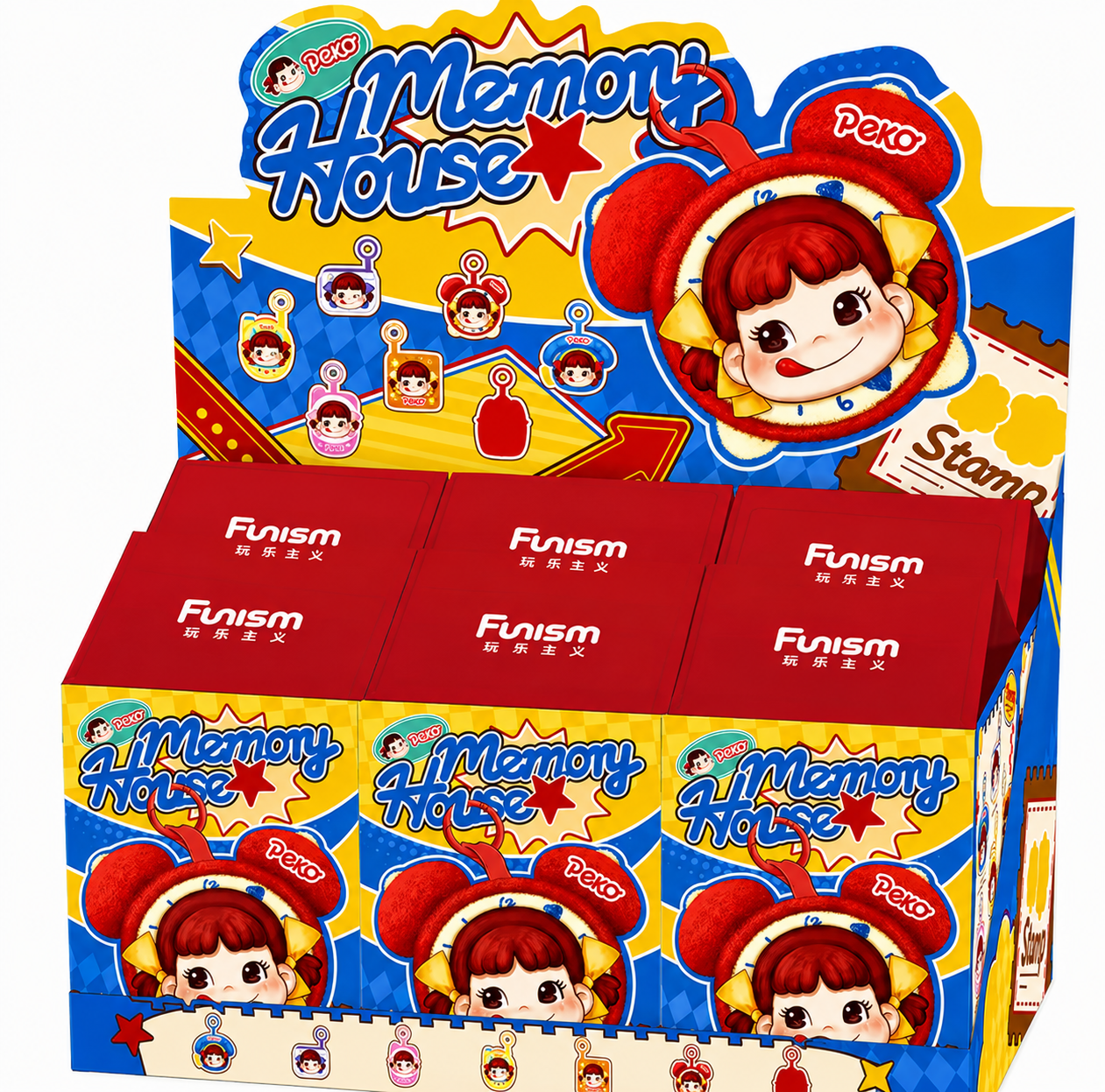 Peko Chan x Funism Memory House Vinyl Plush Pendant Blind Box