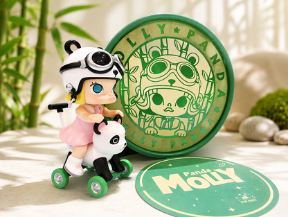 POP MART x Kenny Wong MOLLY Panda Limited Edition Figure (2021)