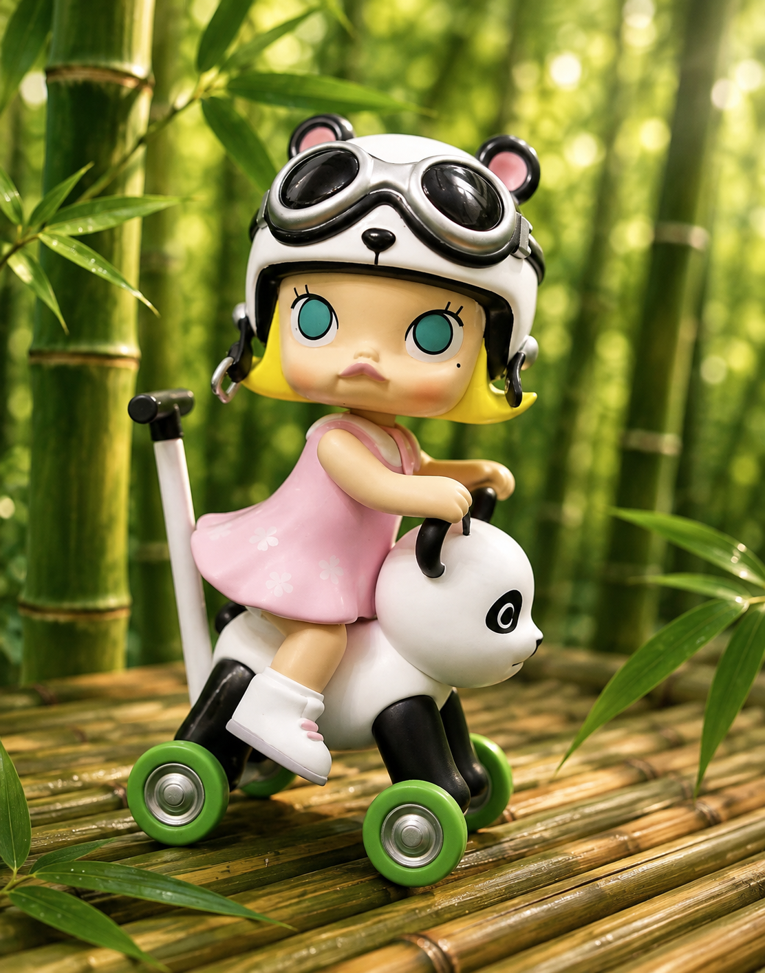 POP MART x Kenny Wong MOLLY Panda Limited Edition Figure (2021)