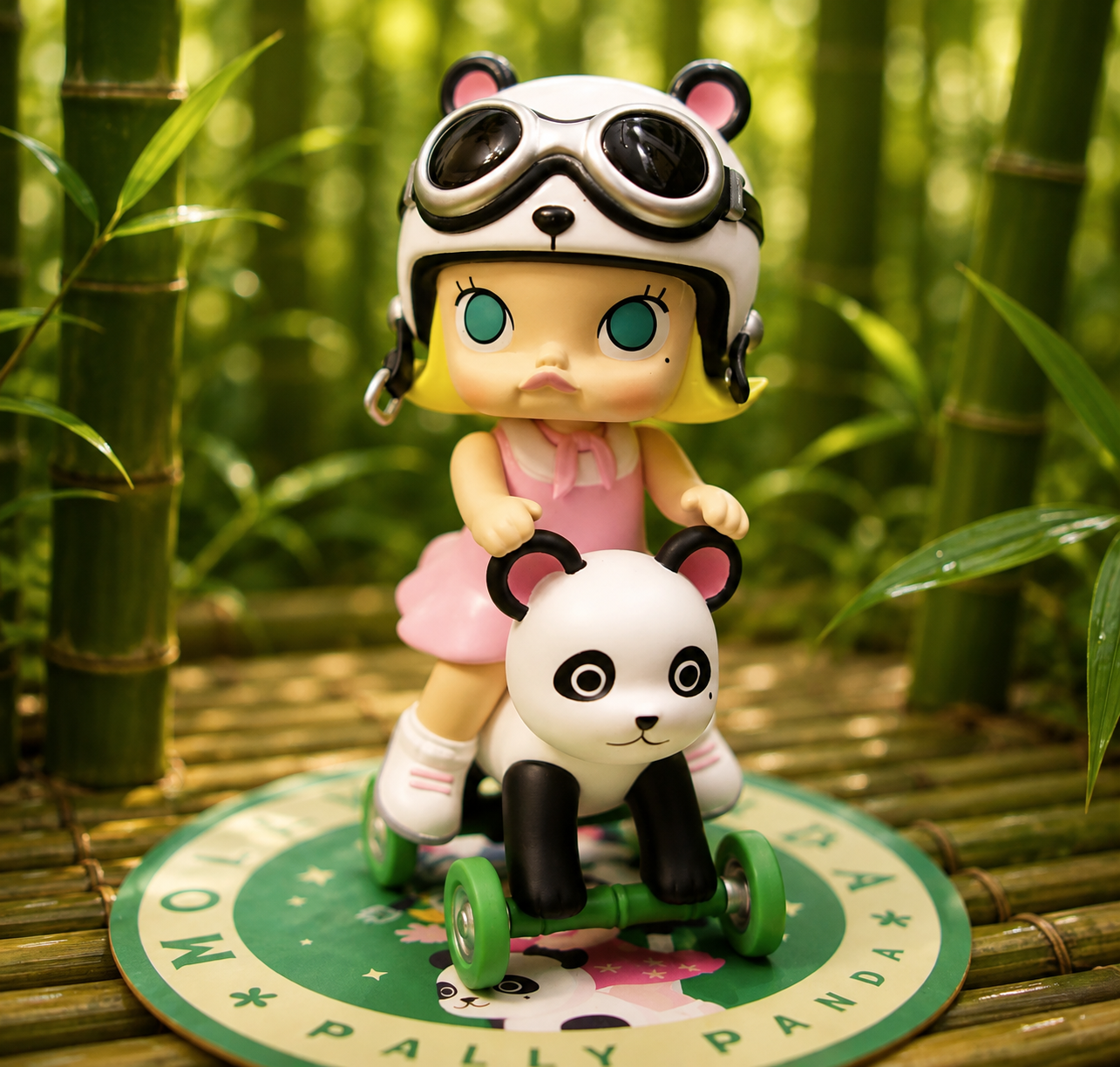 POP MART x Kenny Wong MOLLY Panda Limited Edition Figure (2021)