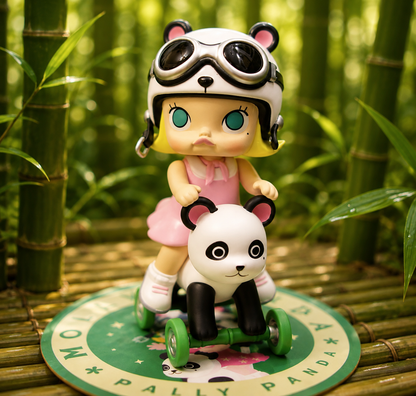 POP MART x Kenny Wong MOLLY Panda Limited Edition Figure (2021)