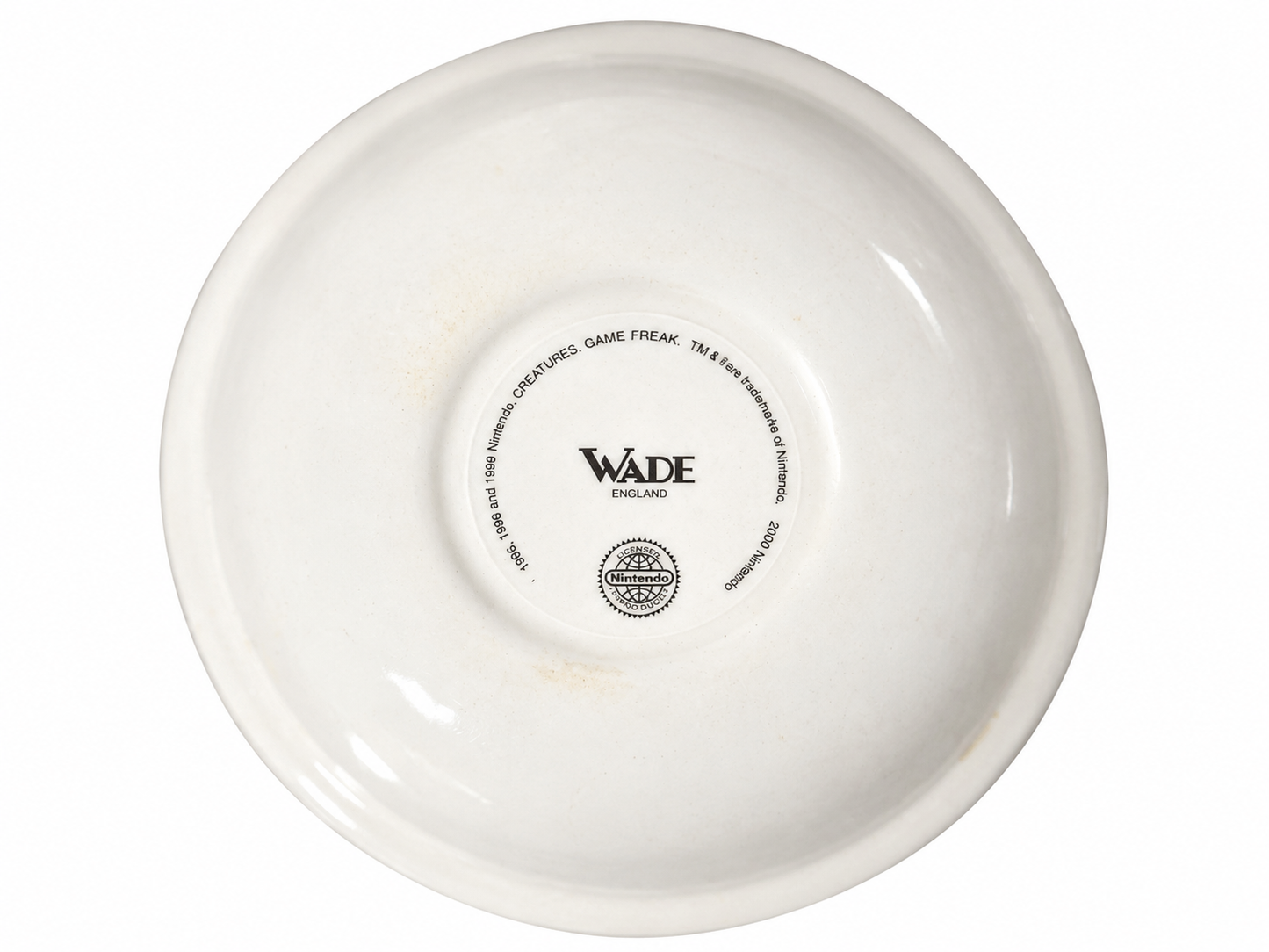 Vintage Wade Pokémon Ceramic Bowl & Plate Set – Ash, Pikachu, Misty & Brock – 2000