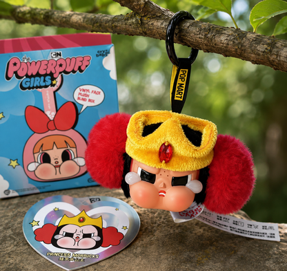 Pop Mart CRYBABY × The Powerpuff Girls – Princess Morbucks Secret Vinyl Face Plush Pendant