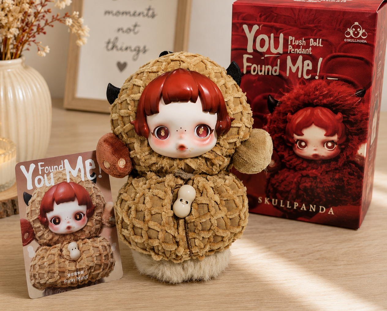 Pop Mart Skullpanda You Found Me Series Plush Pendant Confirmed - Pranky Peanut