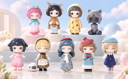 Aida Quiet Planet full blind box figure collection featuring eight regular designs and rare secret figure