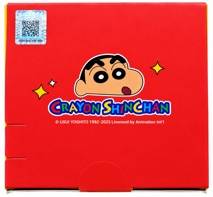 Crayon Shin-chan 52TOYS Dynamic Shin-Life blind box red lid with official logo and authenticity hologram