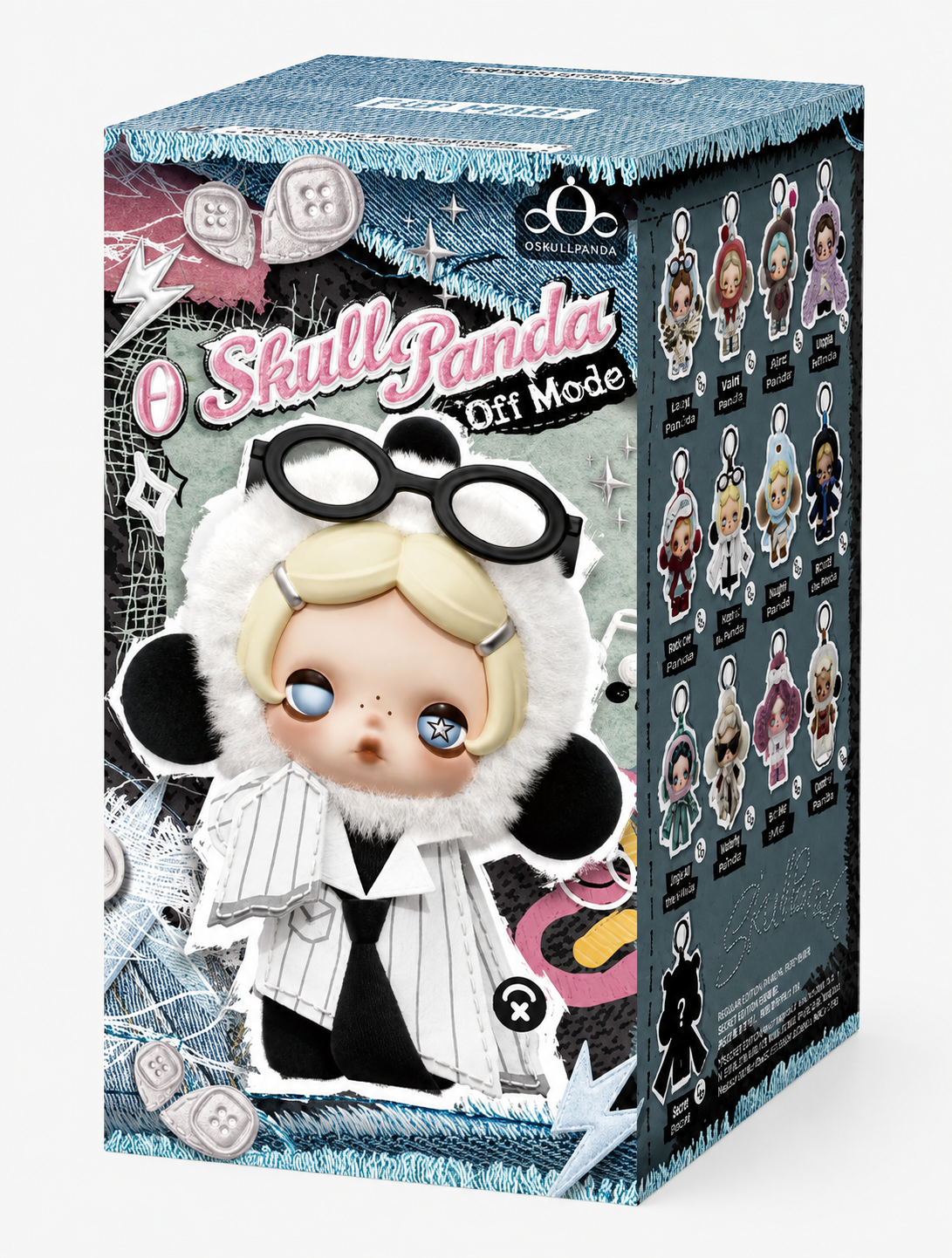 Pop Mart Skullpanda Off Mode Series Vinyl Plush Pendant - Confirmed Mask Off
