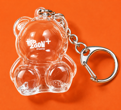 LuLu the Piggy - Teddy Mini Keychain Clear Protective Case (BFF Version)