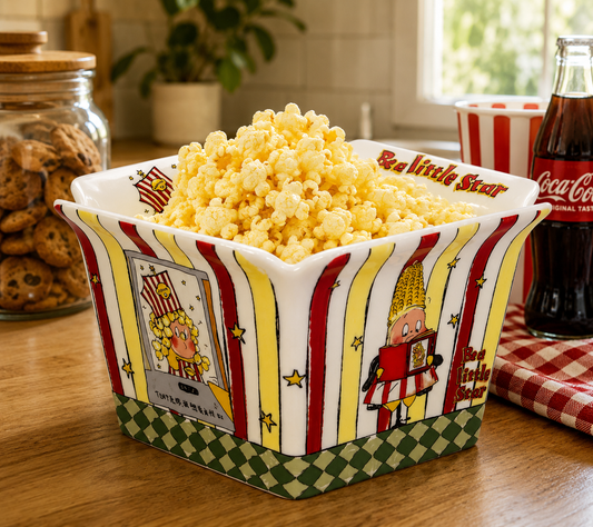 SOCCA Home x Pop Mart Twinkle Twinkle “Be a Little Star” Ceramic Snack Bowl – 750ml